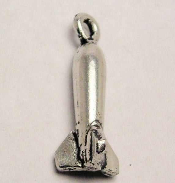 Military Missile Genuine American Pewter Charm