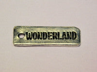 Wonderland Genuine American Pewter Charm