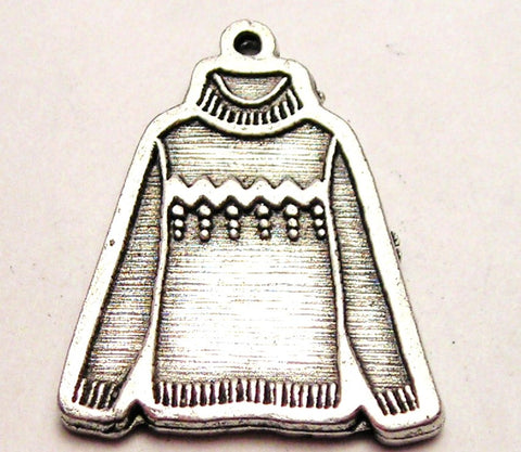 Ugly Christmas Sweater Genuine American Pewter Charm