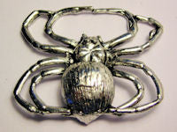 Wolf Spider Pendant Genuine American Pewter Charm