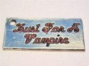 Lust For A Vampire Genuine American Pewter Charm