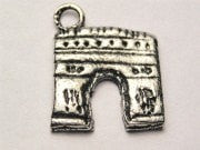 Arc De Triomphe Genuine American Pewter Charm