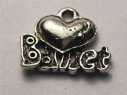 Love Ballet Genuine American Pewter Charm