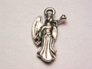 Gabriel Angel With Horns Genuine American Pewter Charm