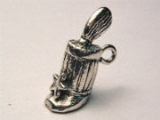 Majorette Hat Genuine American Pewter Charm