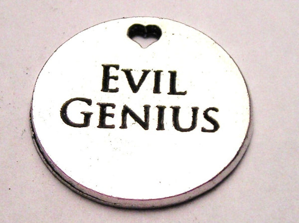 Evil Genius Genuine American Pewter Charm