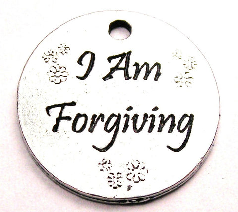 I Am Forgiving Genuine American Pewter Charm