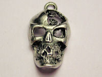 Steampunk Skull Gearhead Genuine American Pewter Charm