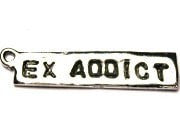 Ex Addict Genuine American Pewter Charm