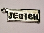 Jewish Genuine American Pewter Charm