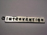 Intervention Genuine American Pewter Charm