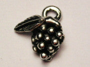 Small Grapes Genuine American Pewter Charm