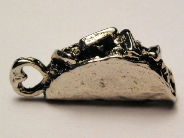 Taco Genuine American Pewter Charm