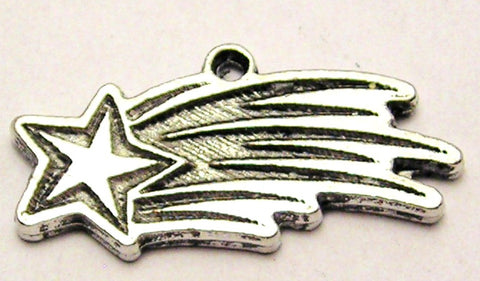 Shooting Star Genuine American Pewter Charm