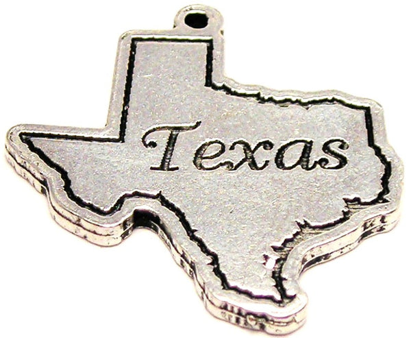 Texas Genuine American Pewter Charm