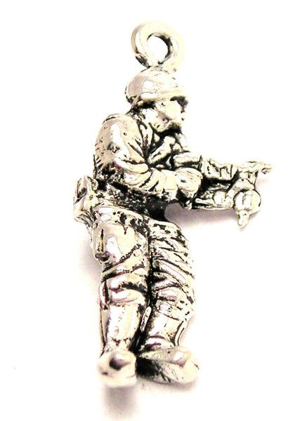 Toy Soldier Genuine American Pewter Charm