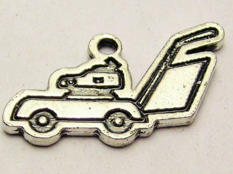 Lawnmower Genuine American Pewter Charm