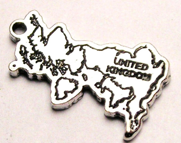 United Kingdom Genuine American Pewter Charm