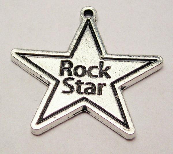 Rock Star Genuine American Pewter Charm