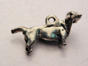 Weiner Dog Genuine American Pewter Charm