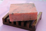 Dark Wood Natural Wood Soap Dish