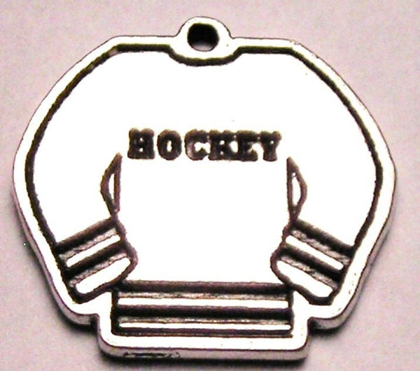 Hockey Jersey Genuine American Pewter Charm