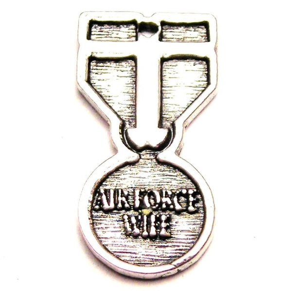 Air Force Wife Medal Genuine American Pewter Charm