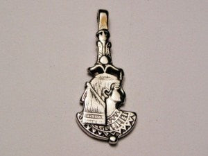 Pharaoh Pendant Genuine American Pewter Charm