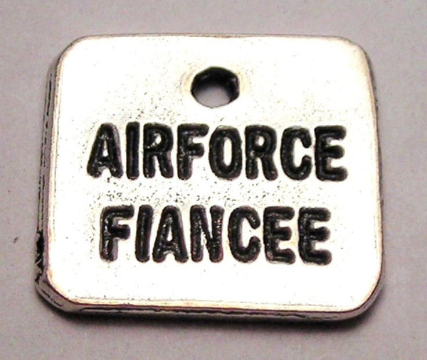 Air Force Fiancé Genuine American Pewter Charm