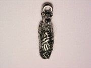 Egyptian Bast Cat Mummy Genuine American Pewter Charm