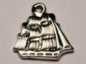 Tall Ship Genuine American Pewter Charm