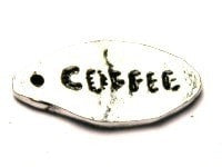 Coffee Genuine American Pewter Charm