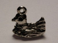 Hen Genuine American Pewter Charm