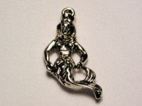 Mermaid Genuine American Pewter Charm