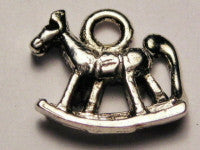 Rocking Horse Genuine American Pewter Charm