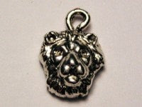 Lion Cub Face Genuine American Pewter Charm