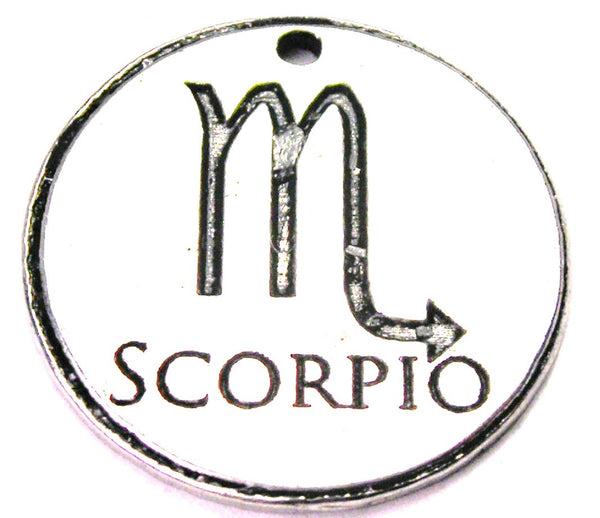 Scorpio Genuine American Pewter Charm