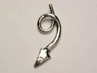 Devil Tail Genuine American Pewter Charm