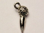 Golf Ball On Tee Genuine American Pewter Charm