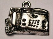 Fax Genuine American Pewter Charm