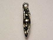 Peas In A Pod Genuine American Pewter Charm