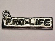 Pro Life Genuine American Pewter Charm