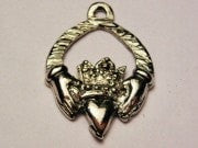 Claddagh Genuine American Pewter Charm